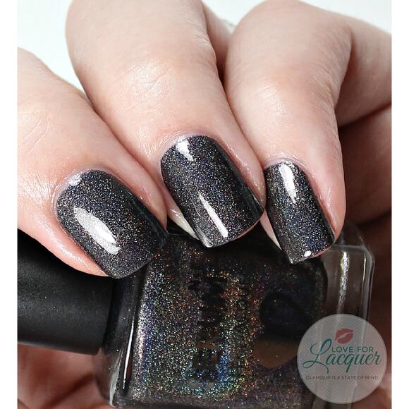 LOT of 2 NEW Serum No 5 Nail Polish "Opposites Attract" & "Endora's Aura" HOLO - Picture 3 of 11
